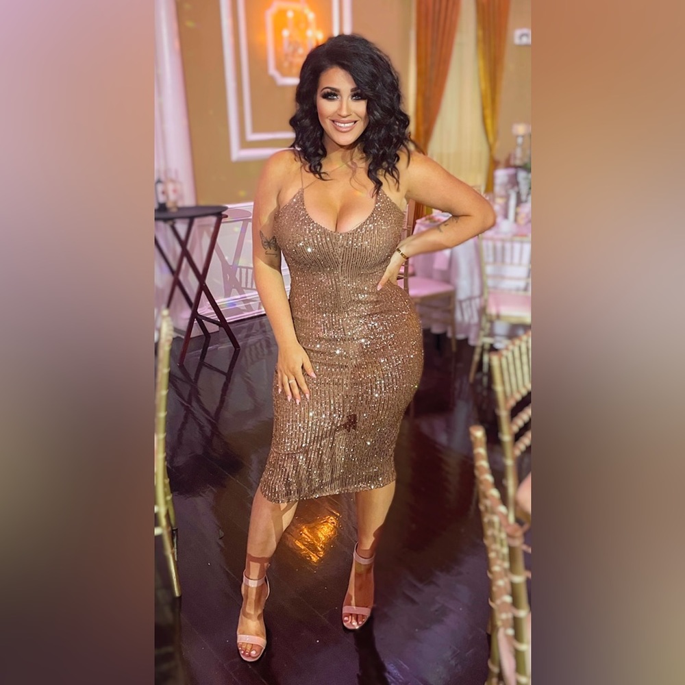 Fashion Nova sequined dress! ONLY WORN ONCE!!